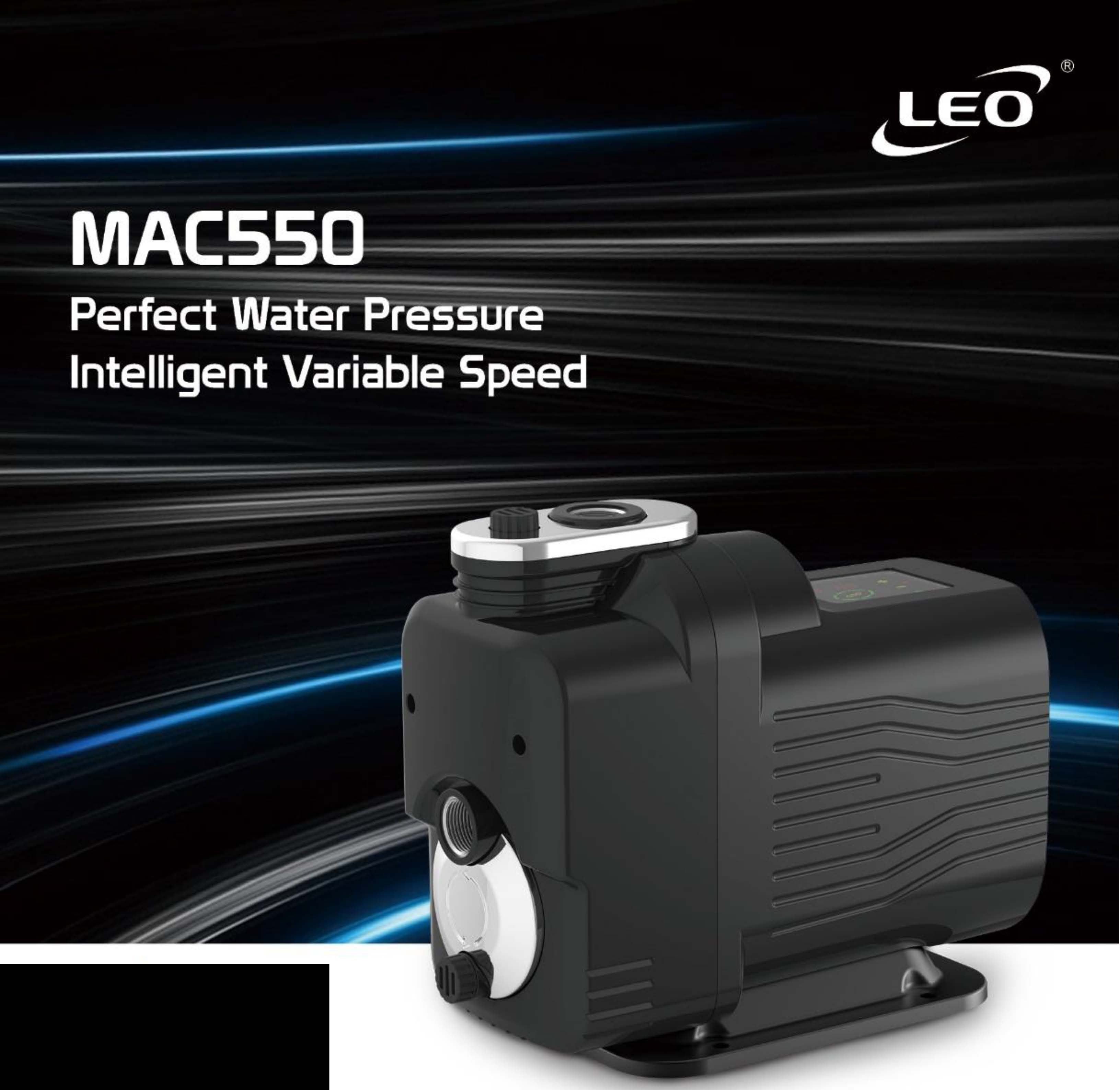 Leo MAC550 Intelligent Pressure Booster System – CWD Connect